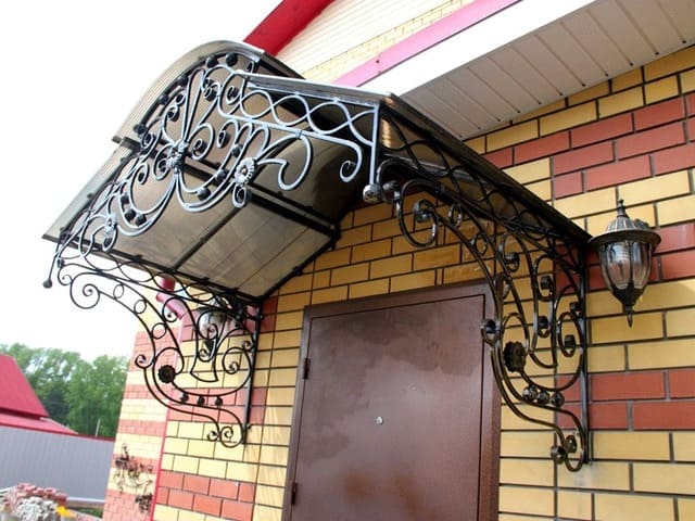 кованые и сварные козырьки Павловский Посад